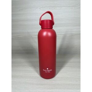 New‎ No Box Kate Spade New York Red Stainless Steel Water Bottle. Never Used